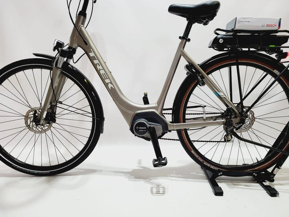 Trek TM 1+ Bosch Active Line Middenmotor Lage instap Goud 55cm
