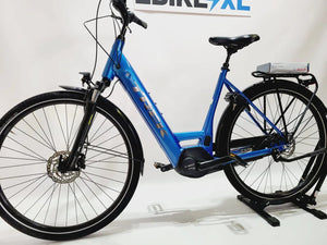 Trek District+ 6 Bosch Active Line Plus Middenmotor Lage instap Blauw 55cm