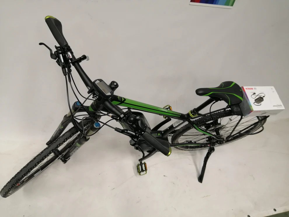 Trek Trek Powerfly +9 Bosch middenmotor Heren Groen Zwart 48cm