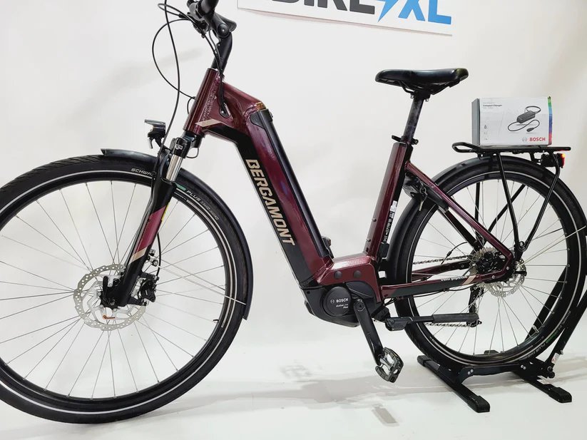 Bergamont E-Horizon Bosch Active Line Plus Middenmotor Lage instap Bordeaux 50cm M