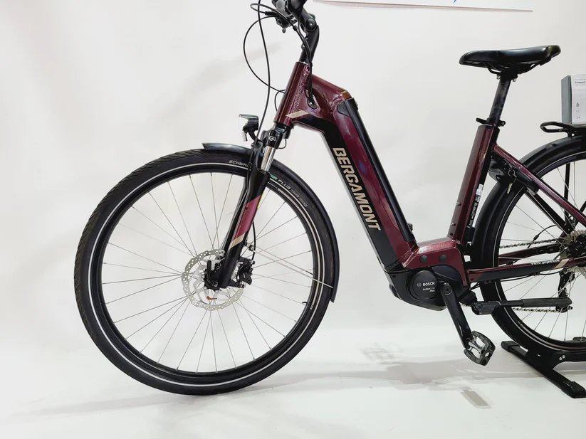 Bergamont E-Horizon Bosch Active Line Plus Middenmotor Lage instap Bordeaux 50cm M