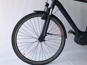 Cube Delhi Pro Harmony Vario! Bosch Performance Line MM Heren Zwart / Rood 58cm L