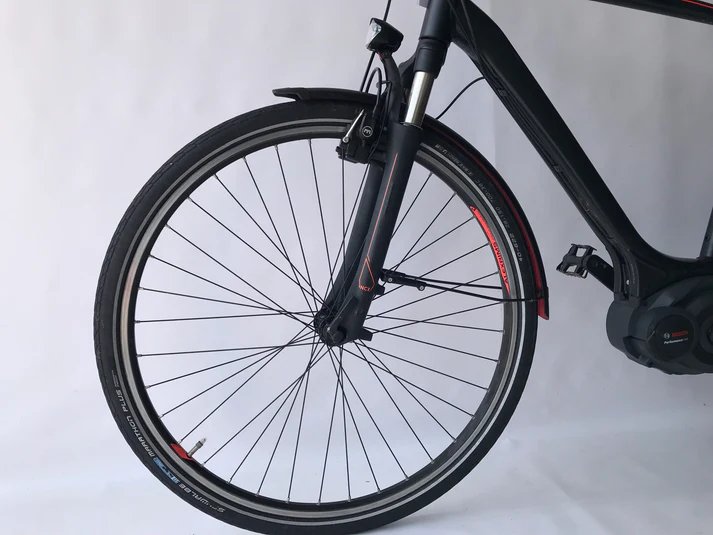 Cube Delhi Pro Harmony Vario! Bosch Performance Line MM Heren Zwart / Rood 58cm L