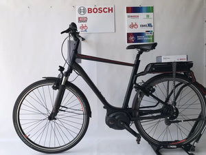 Cube Delhi Pro Harmony Vario! Bosch Performance Line MM Heren Zwart / Rood 58cm L