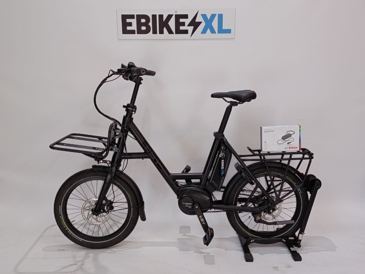 i:SY A-01 Bosch Active Line Plus Middenmotor Compact Zwart, elektrische fiets, zijaanzicht