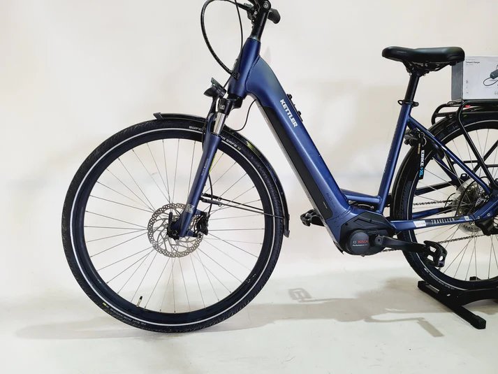 Kettler Traveller Gold 10+ Bosch Perf Line Middenmotor Lage instap Blauw, detailfoto
