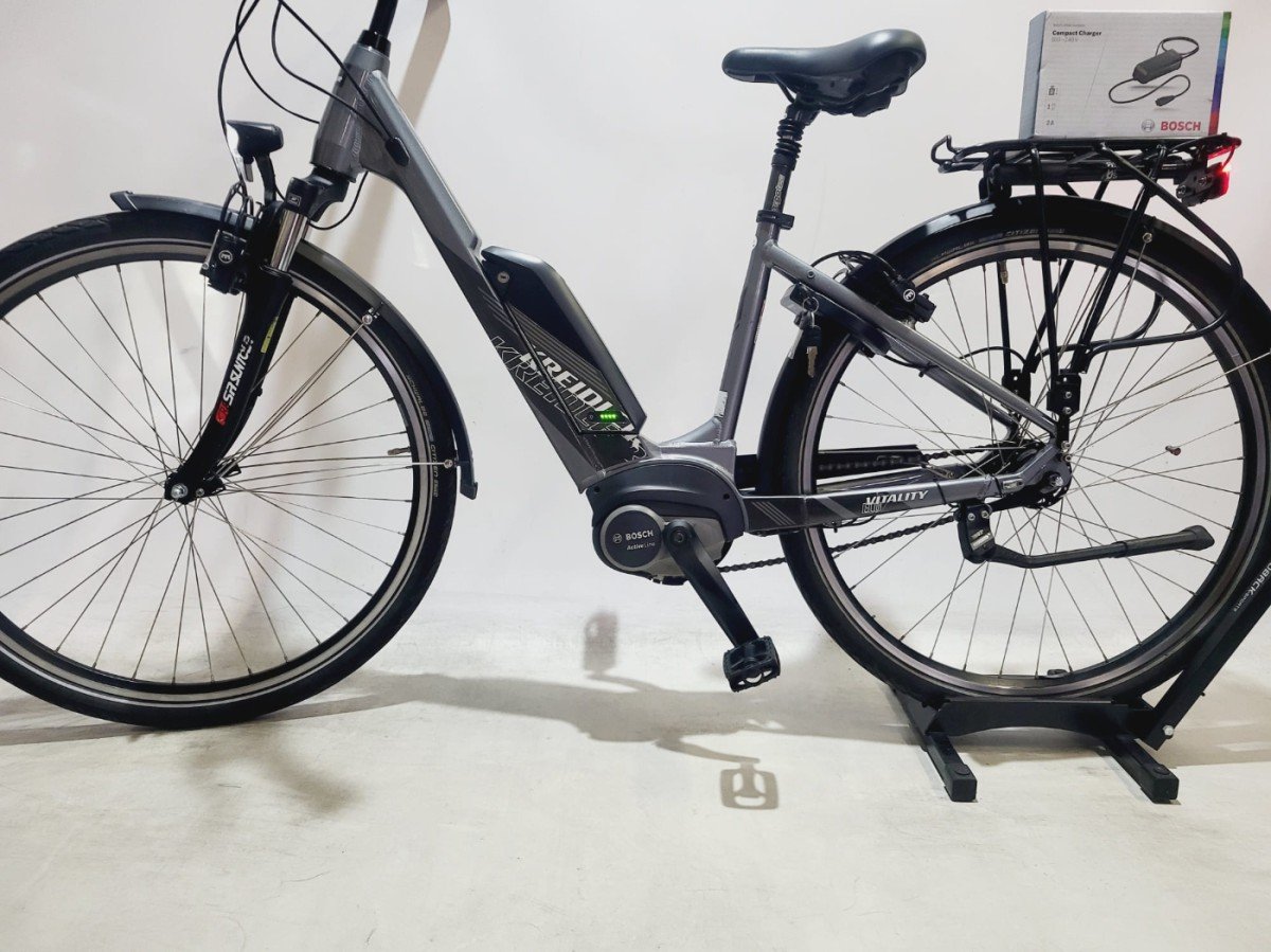 Kreidler Vitality Eco 2 Bosch Active Line Middenmotor Lage instap Grijs 45cm S