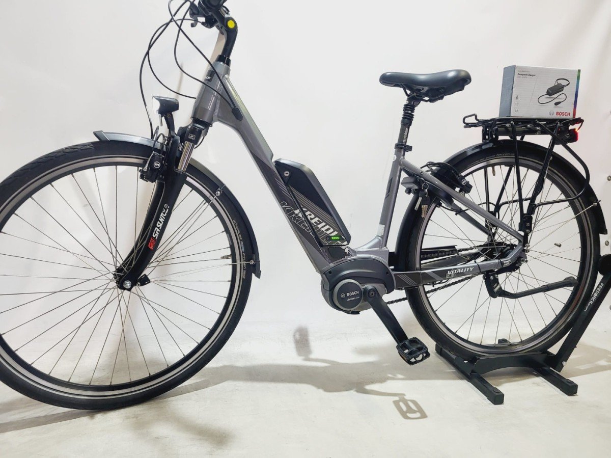 Kreidler Vitality Eco 2 Bosch Active Line Middenmotor Lage instap Grijs 45cm S