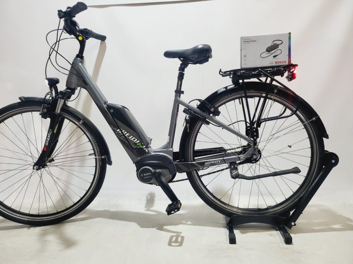Kreidler Vitality Eco 2 Bosch Active Line Middenmotor Lage instap Grijs 45cm S