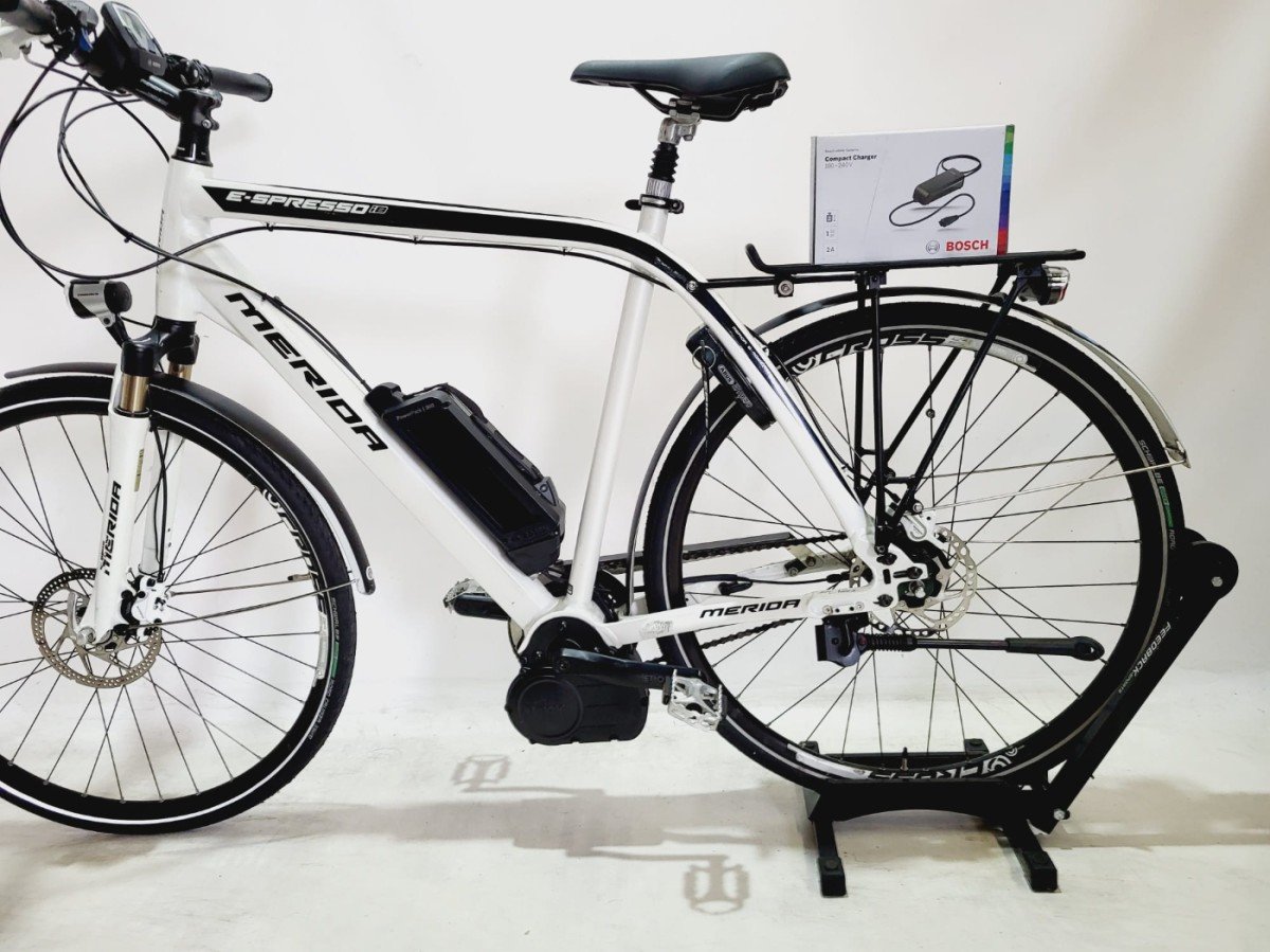 DEMO Merida E-Spresso I8 Bosch Classic Line Middenmotor Heren Wit 61cm XL