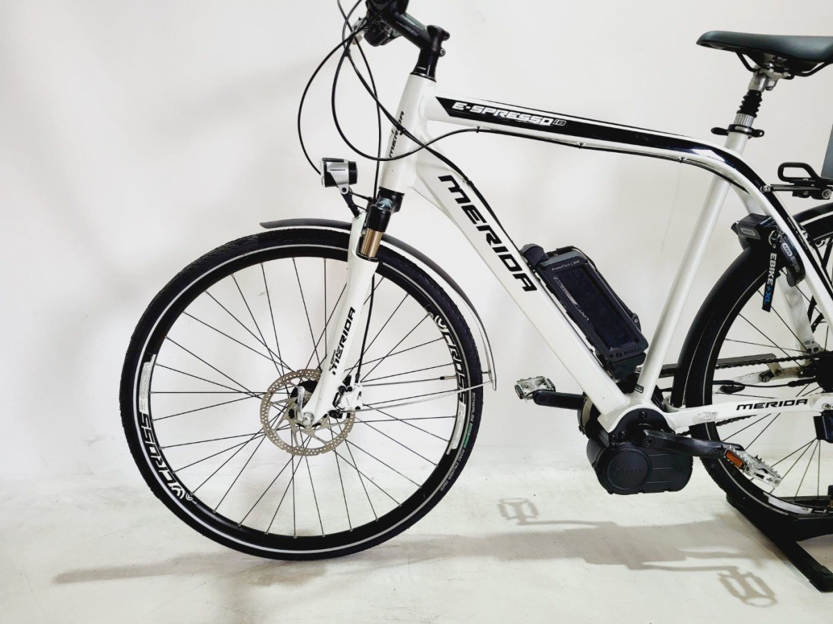 DEMO Merida E-Spresso I8 Bosch Classic Line Middenmotor Heren Wit 61cm XL