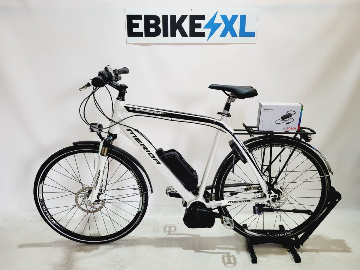 DEMO Merida E-Spresso I8 Bosch Classic Line Middenmotor Heren Wit 61cm XL