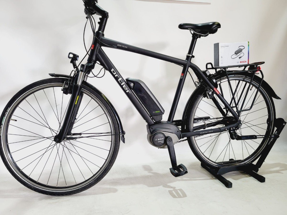 Ortler Montreux Bosch Active Line Plus Middenmotor Heren Zwart 56cm L