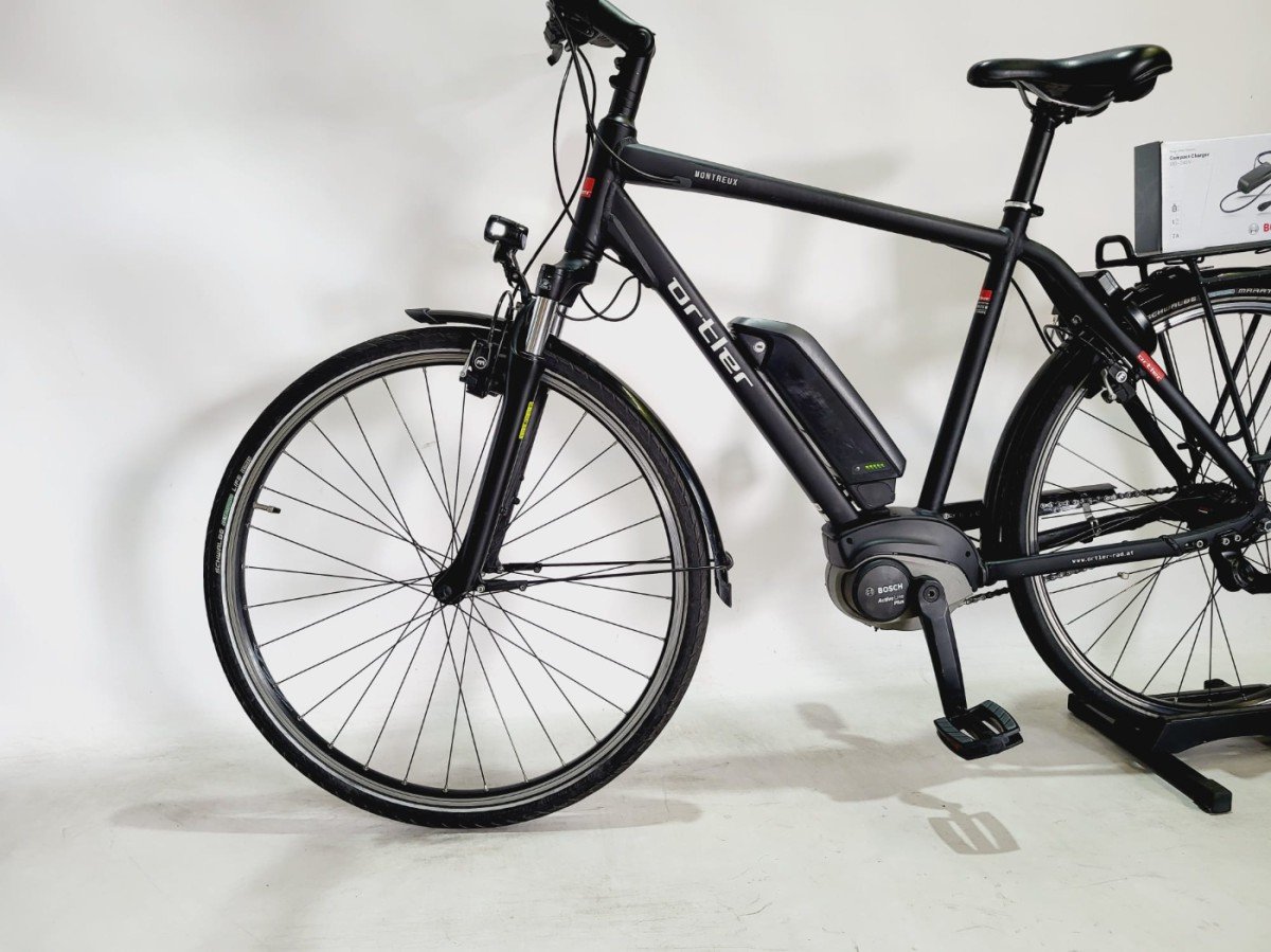Ortler Montreux Bosch Active Line Plus Middenmotor Heren Zwart 56cm L