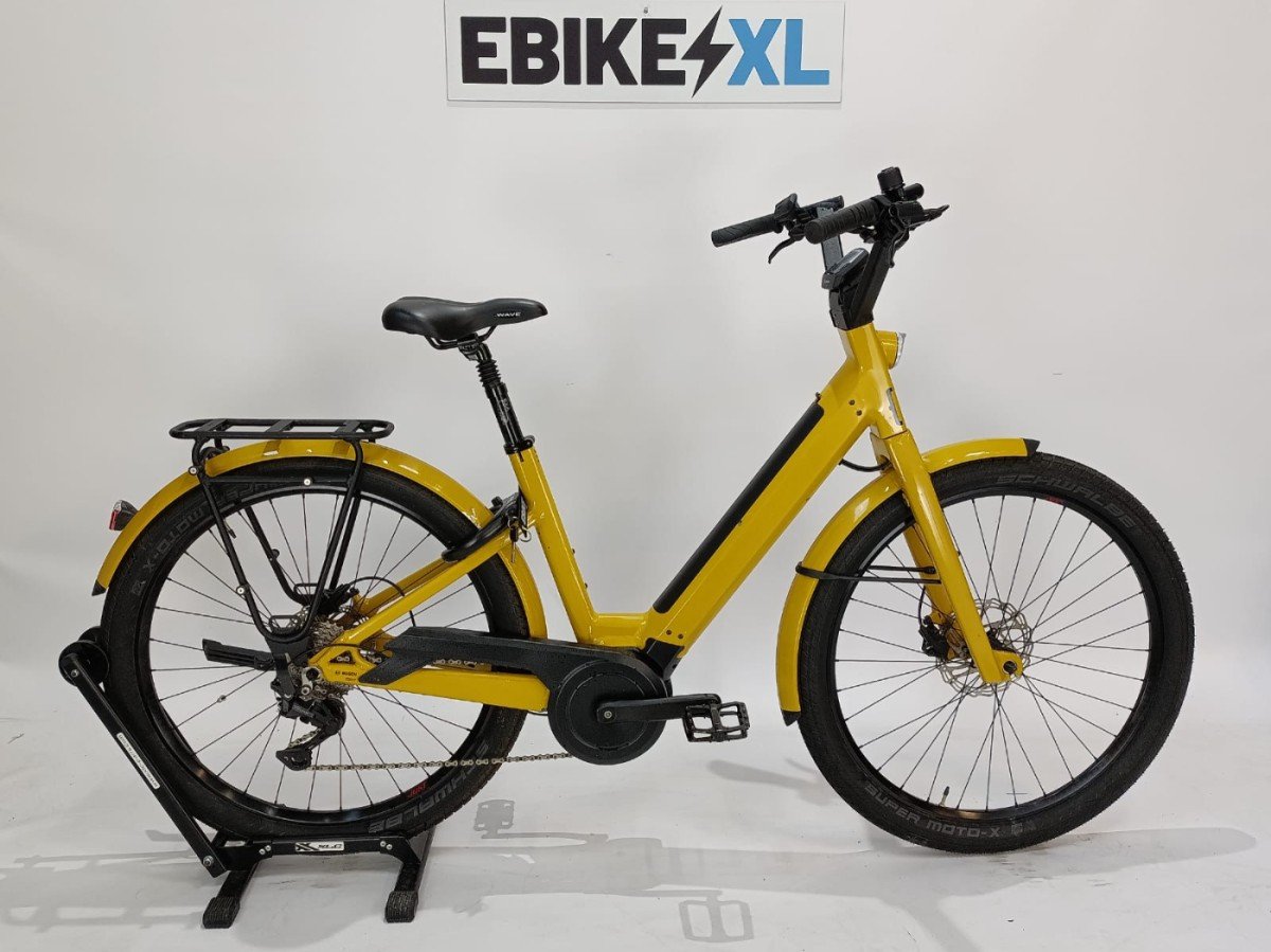 DEMO Moustache Lundi 27.2 Bosch Active Line Plus Middenmotor Lage instap Geel 46cm S