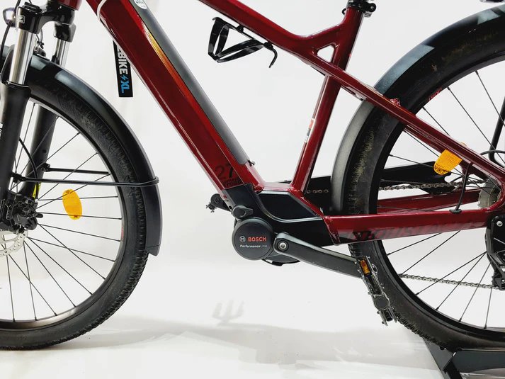 Moustache Samedi Xroad Bosch Performance Line Middenmotor Mixed Rood 47cm