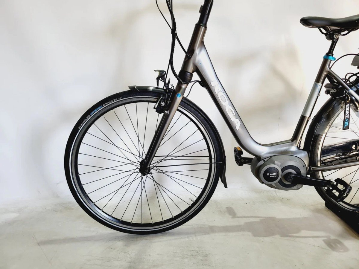 Koga E-Nova Bosch Active Line Middenmotor Lage instap Donkergrijs 53cm M