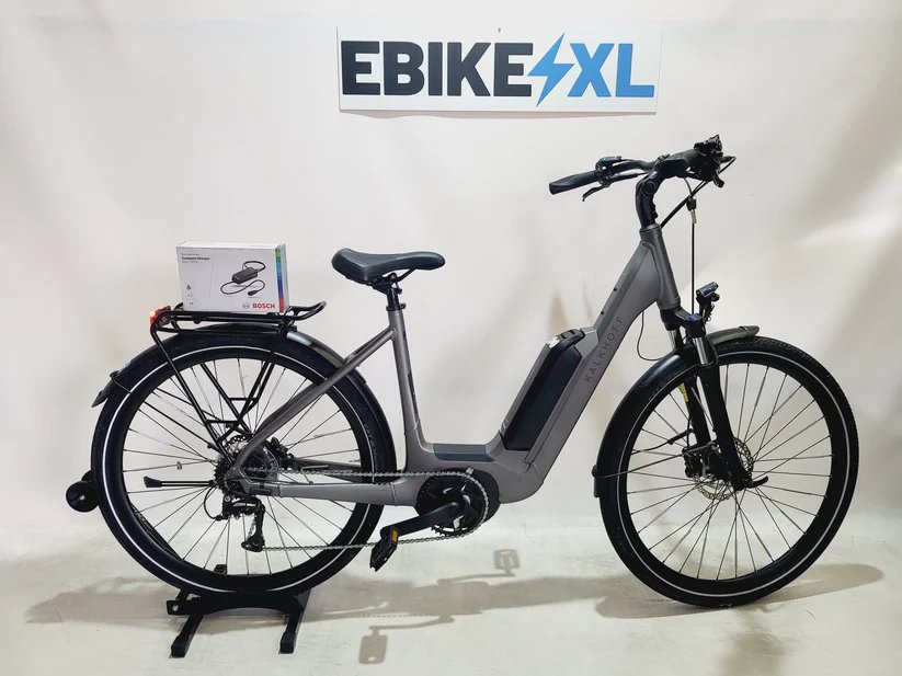 Kalkhoff Endeavor E-Trekking Bosch Performance Line Middenm Lage instap Grijs 50cm M