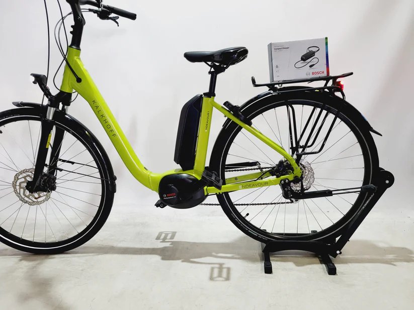 Kalkhoff Endeavour 1.B Move Bosch Performance Line Middenmo Lage instap Limoen Groen, detailfoto