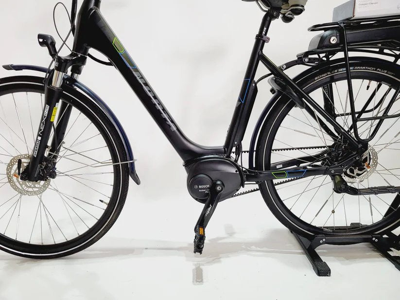 Norta B3.800 Bosch Active Line Plus Middenmotor Belt-dri Lage instap Zwart 55cm M
