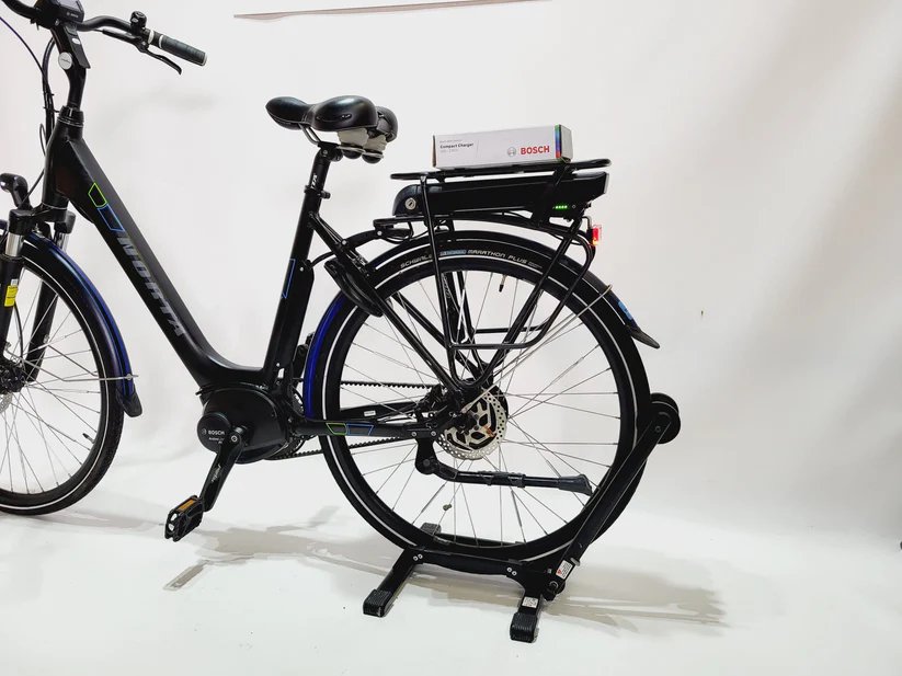Norta B3.800 Bosch Active Line Plus Middenmotor Belt-dri Lage instap Zwart 55cm M
