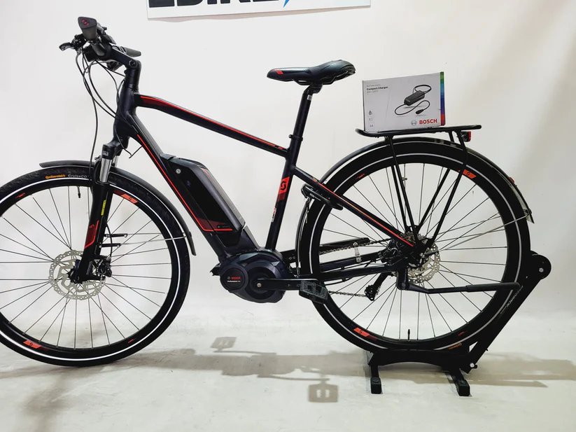 Scott E-Sub Sport 20 Bosch Performance Line MM 500Wh! Mixed Zwart / Rood 48cm