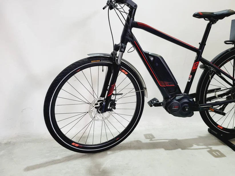 Scott E-Sub Sport 20 Bosch Performance Line MM 500Wh! Mixed Zwart / Rood 48cm