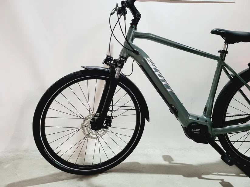 DEMO Scott Sub Active 10 E-Ride Bosch Active Line Plus MM 500 Heren Olijf 56cm