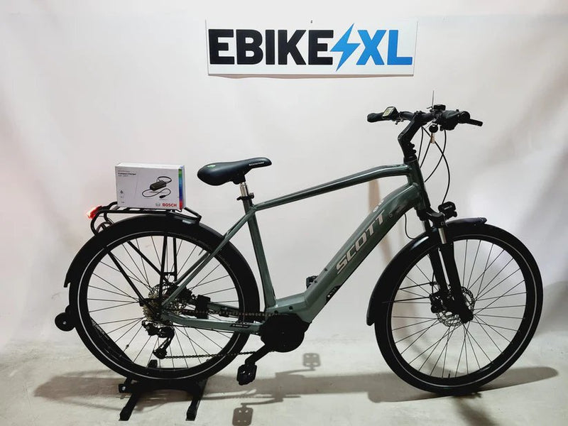 DEMO Scott Sub Active 10 E-Ride Bosch Active Line Plus MM 500 Heren Olijf 56cm