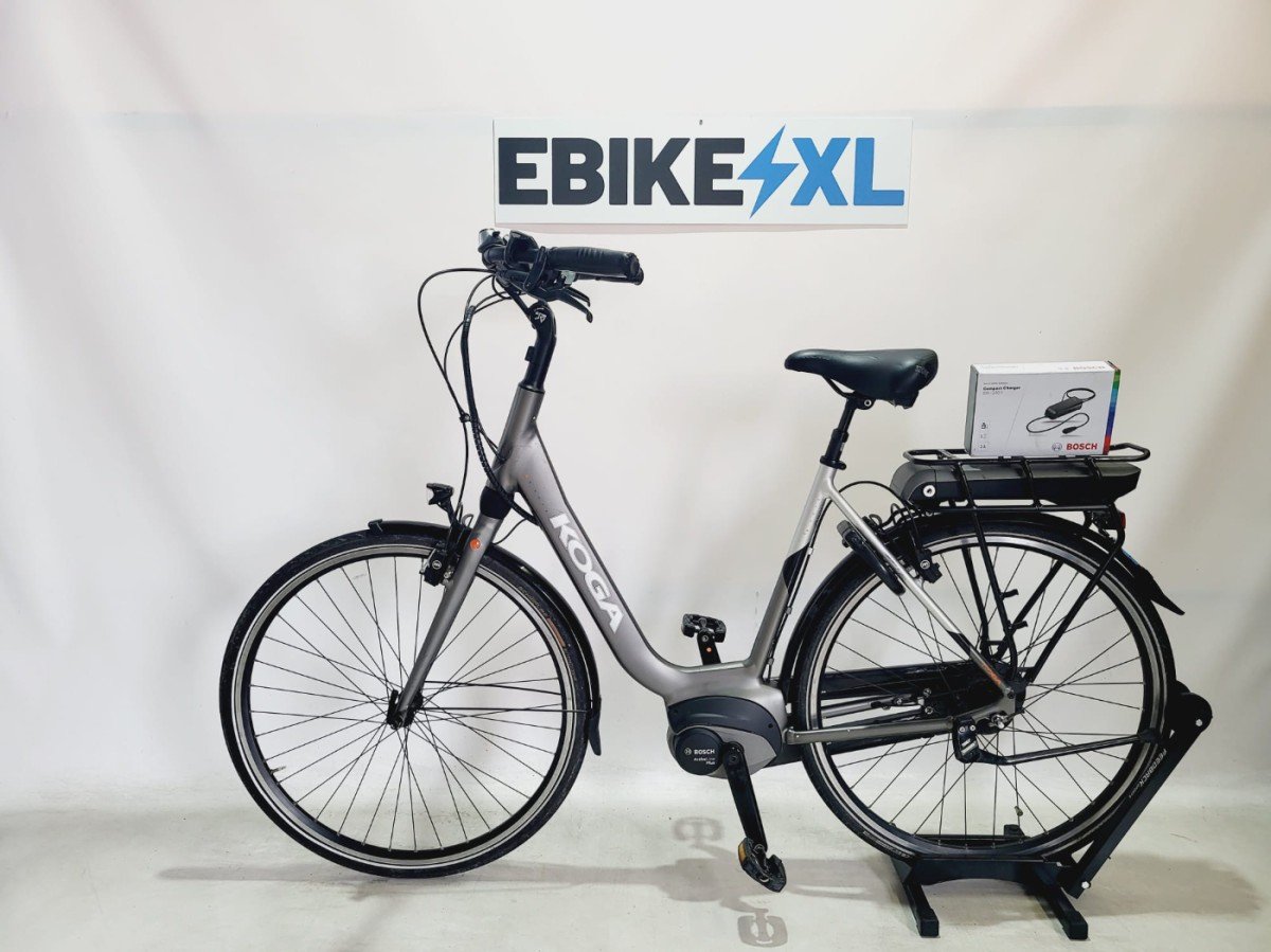 Koga Koga E-Nova Bosch Active Line Plus Middenmotor Lage instap Grijs 57cm L