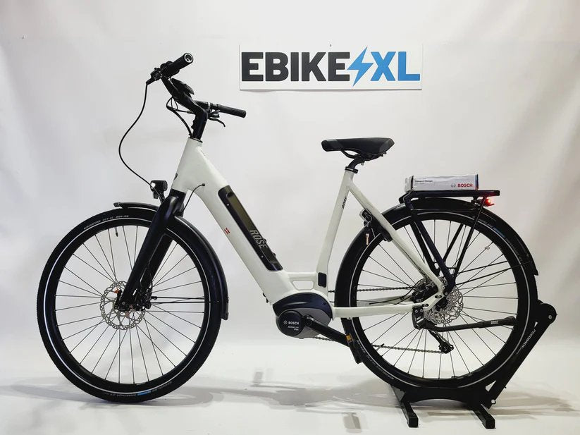 NIEUW Rose XTRA WATT EVO PLUS Bosch Active Line Plus Middenmo Lage instap Wit 59cm