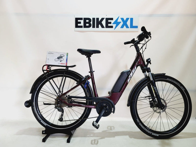 KTM Macina Gran P510 Bosch Performance Line Middenmoto Lage instap Bordeaux 43cm S