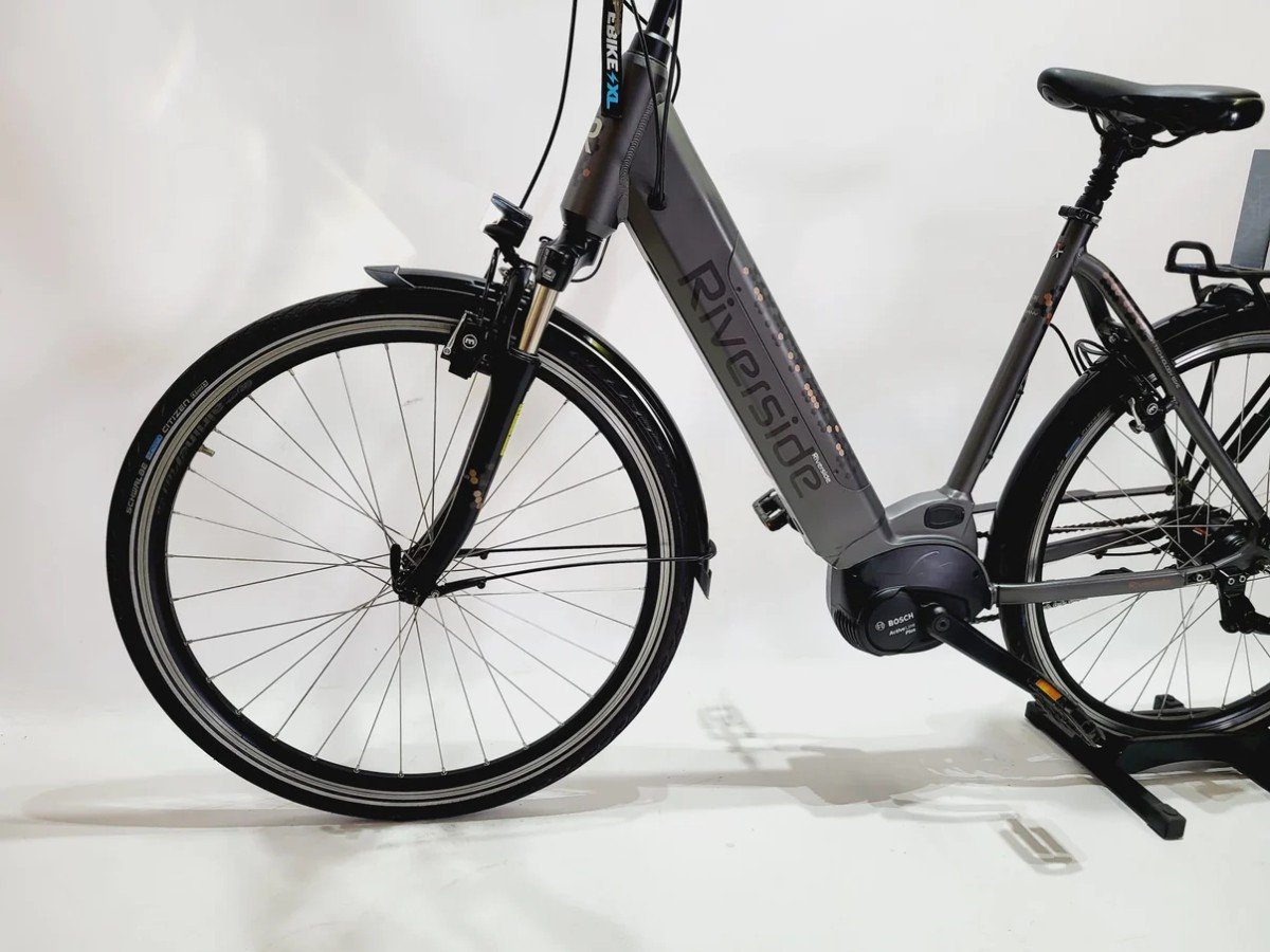 Riverside City Nexus Active Bosch Active Line Plus MM Lage instap Donkergrijs 58cm