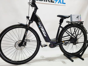 KTM Macina City P610 RT Bosch Performance Line Midden Lage instap Zwart / Wit 46cm S
