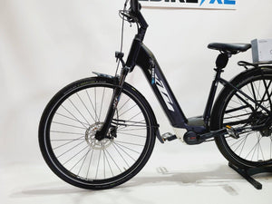 KTM Macina City P610 RT Bosch Performance Line Midden Lage instap Zwart / Wit 46cm S