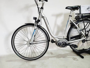 Pegasus Siena Bosch Active Line Middenmotor Lage instap Zilver 55cm M