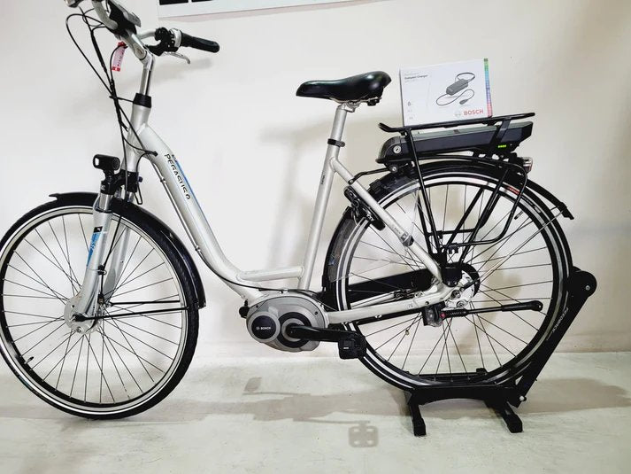 Pegasus Siena Bosch Active Line Middenmotor Lage instap Zilver 55cm M