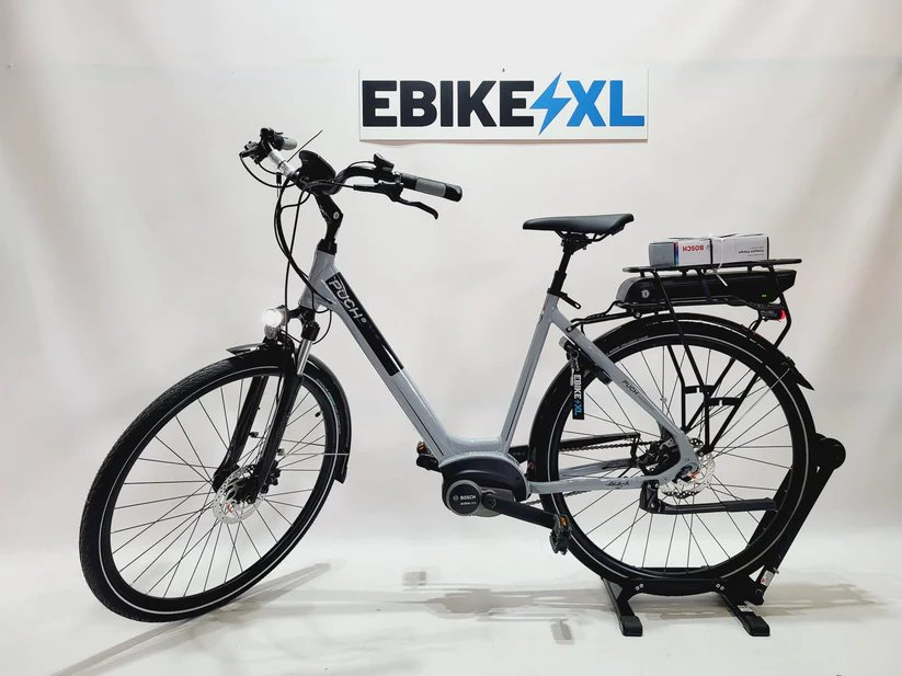 Puch CITY 4.0 Bosch Active Line Middenmotor, Grijs