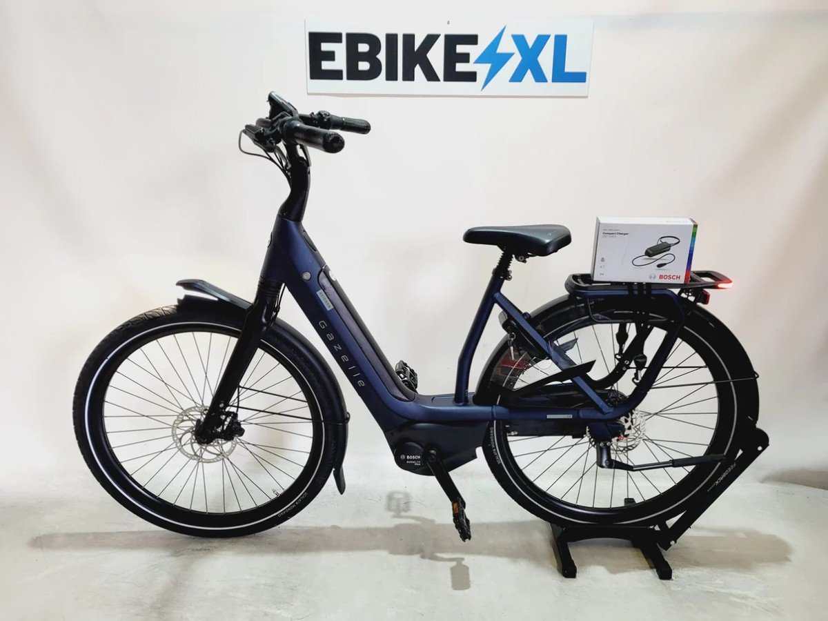 Gazelle Avignon Bosch Active Line Plus MM 500Wh! Lage instap Blauw 53cm