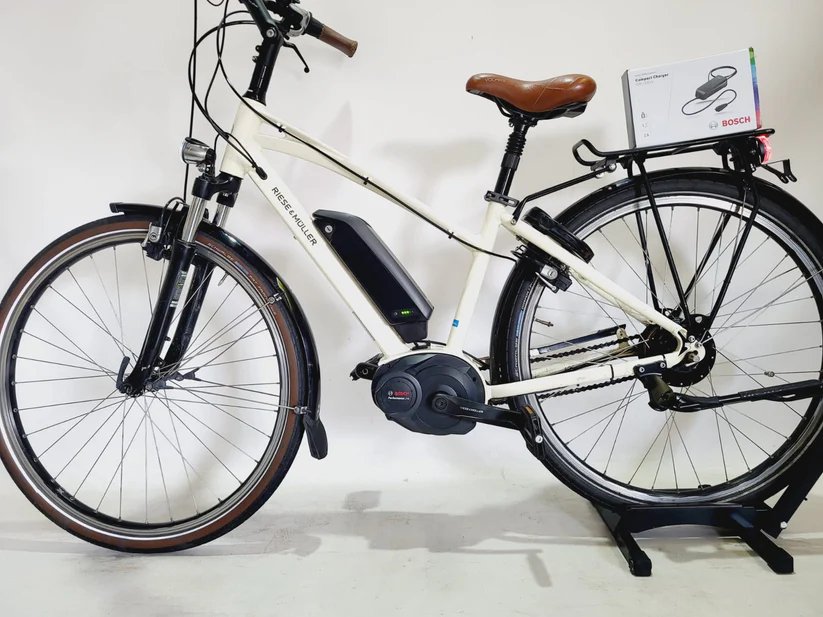 Riese & Müller Cruiser Bosch Performance Line Middenmoto Mixed Wit 44cm S