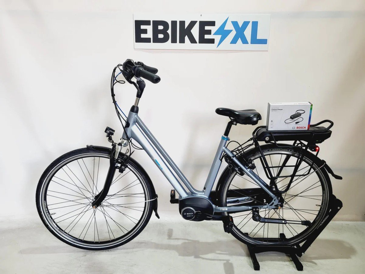 Gazelle Vento C7 Bosch Active Line Middenmotor Lage instap Lichtblauw 49cm