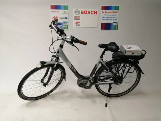 Gazelle Orange met Bosch middenmotor, Zilver / Zwart