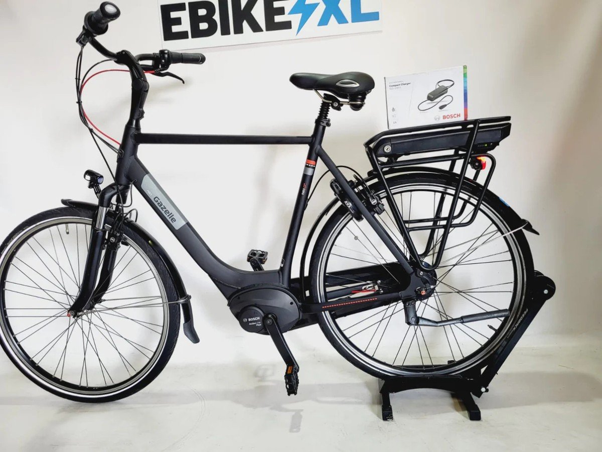 Gazelle Gazelle Paris C7+ Bosch Active Line Plus Middenmot, Zwart