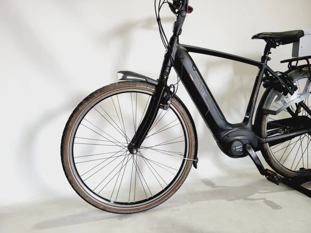 Gazelle Grenoble C8 Bosch Active Line Plus MM 500Wh! Heren Zwart 53cm
