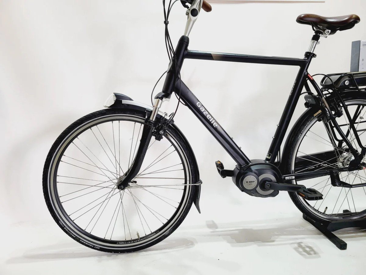 Gazelle Orange Comfort C7+ Bosch Active Line Middenmotor Heren Zwart 65cm