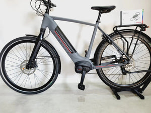Gazelle Ultimate T10 Bosch Performance Line MM 500Wh! Heren Lichtgrijs 52cm