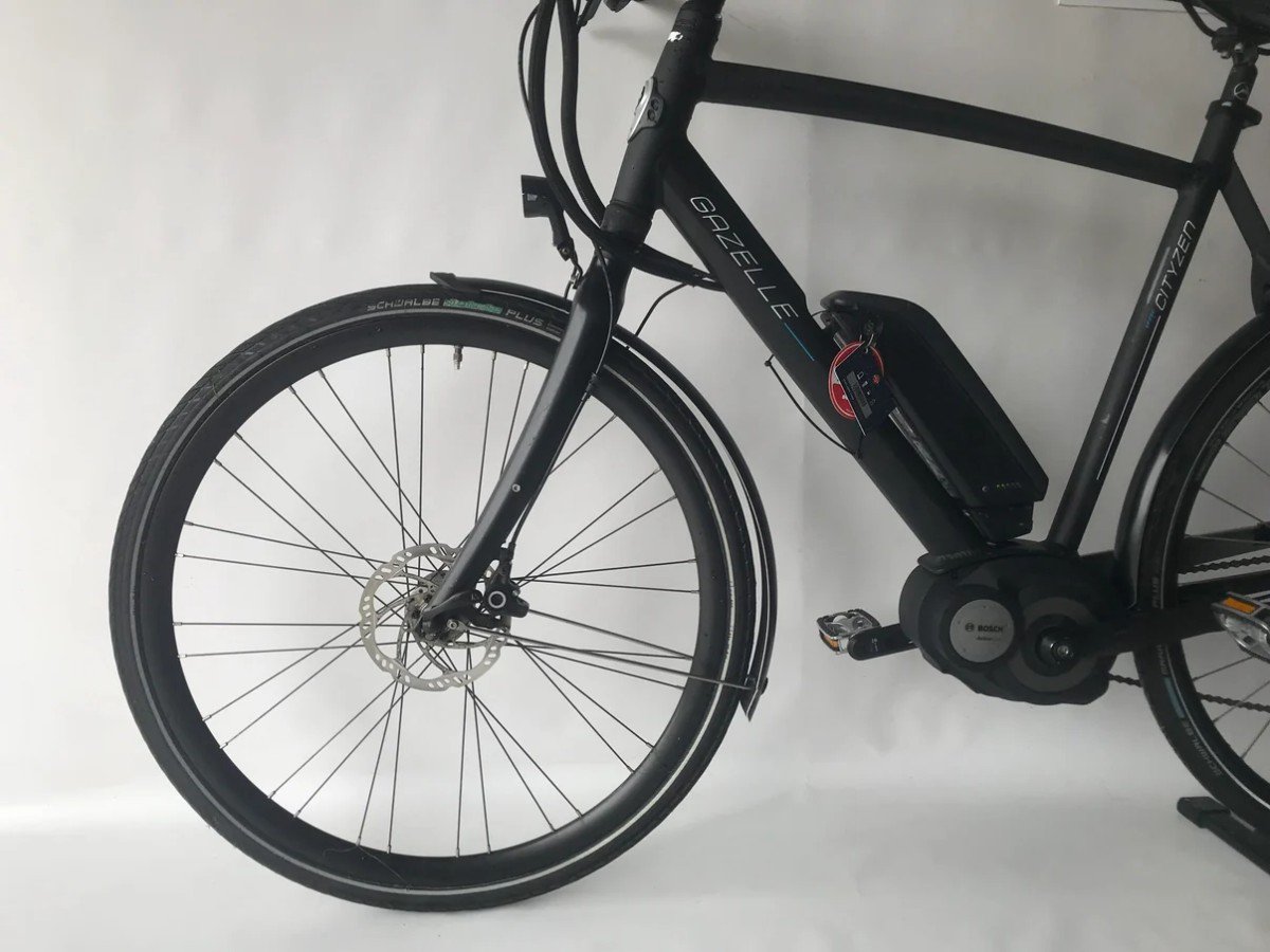 Gazelle Citizen Speed Bosch Active Line Middenmotor Heren Zwart 61cm
