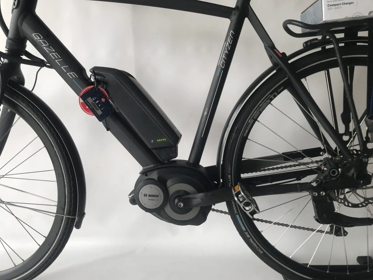 Gazelle Citizen Speed Bosch Active Line Middenmotor Heren Zwart 61cm