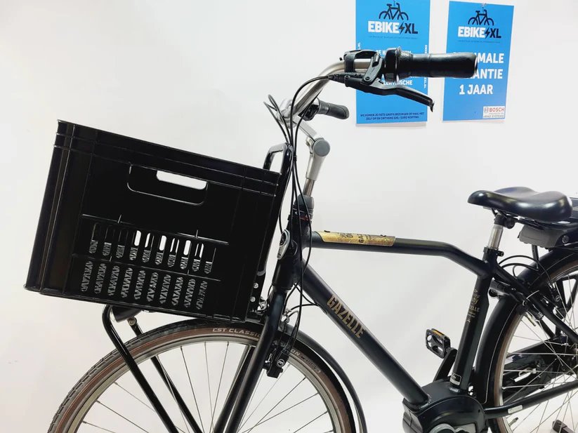 Gazelle Heavy Duty Transportfiets Bosch Active L Heren Zwart 49cm