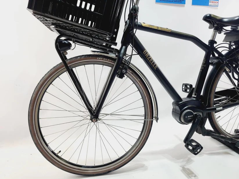 Gazelle Heavy Duty Transportfiets Bosch Active L Heren Zwart 49cm